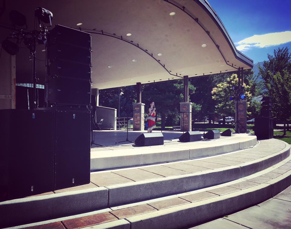 Mammoth Sound's DB Technologies T8, T12, and S30 Setup at Orem Summer Fest